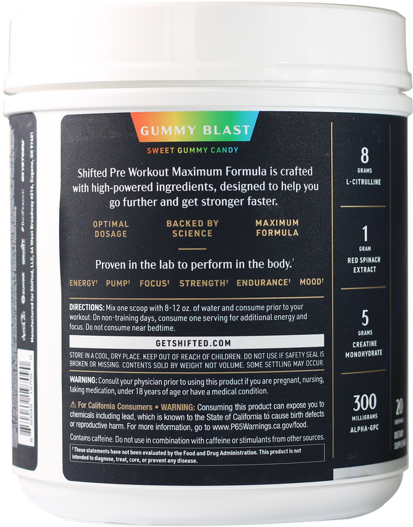 Stimulant-Free Pre Workout