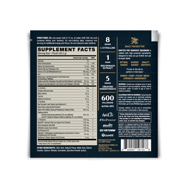 Pre-Workout Sampler (6 Pack)