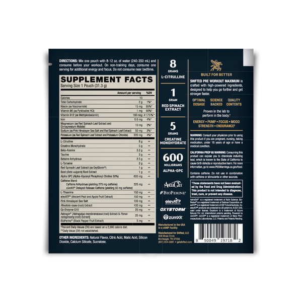 Pre-Workout Sampler (6 Pack)