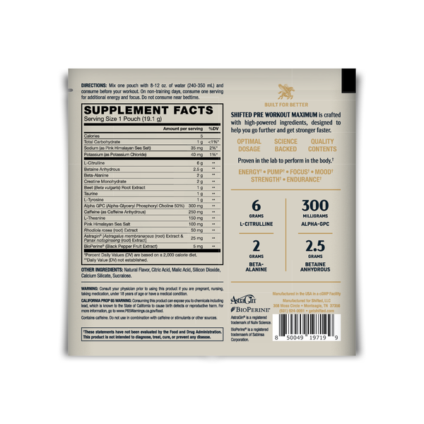 Pre-Workout Sampler (6 Pack)