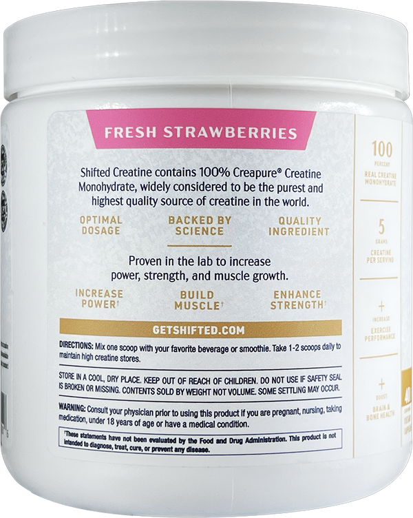 Shifted Flavored Creatine - Fresh Naturally Sweetened CreaPure
