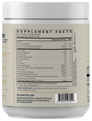 Premium Formula Pre Workout